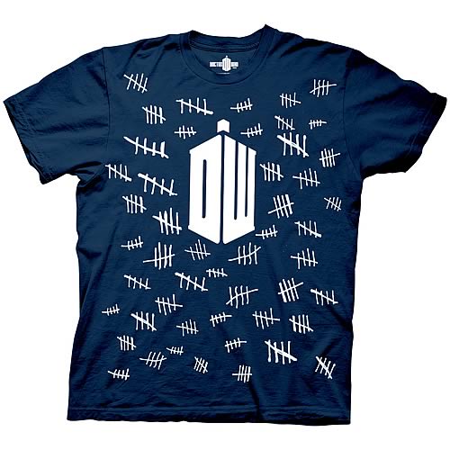 Doctor Who Tally Marks T-Shirt